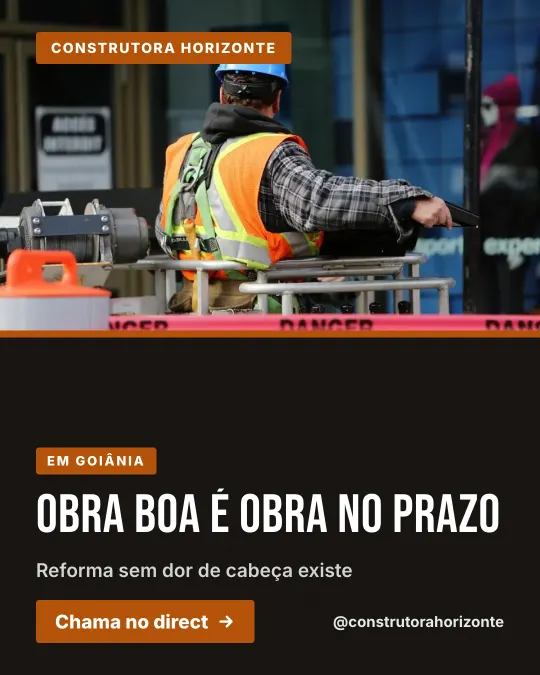 Exemplo de post para construtora